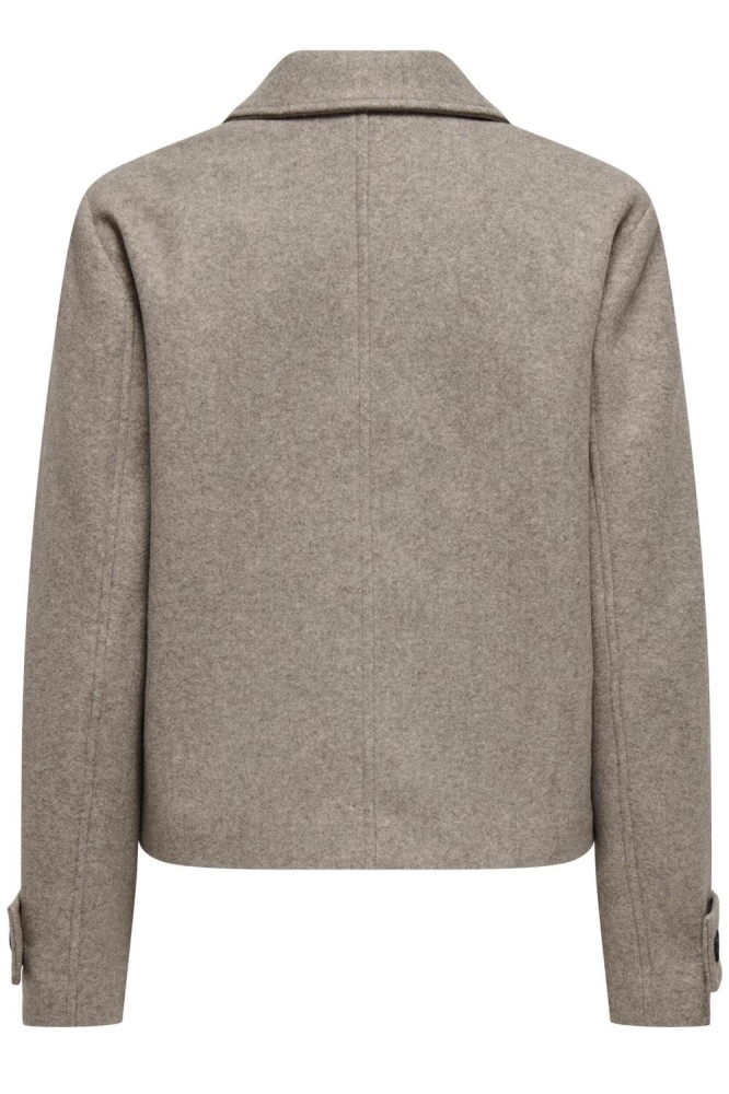 ONLFREJA LIFE SHORT DB JACKET OTW N 15320983 MOCHA MERINGUE/MELEANGE
